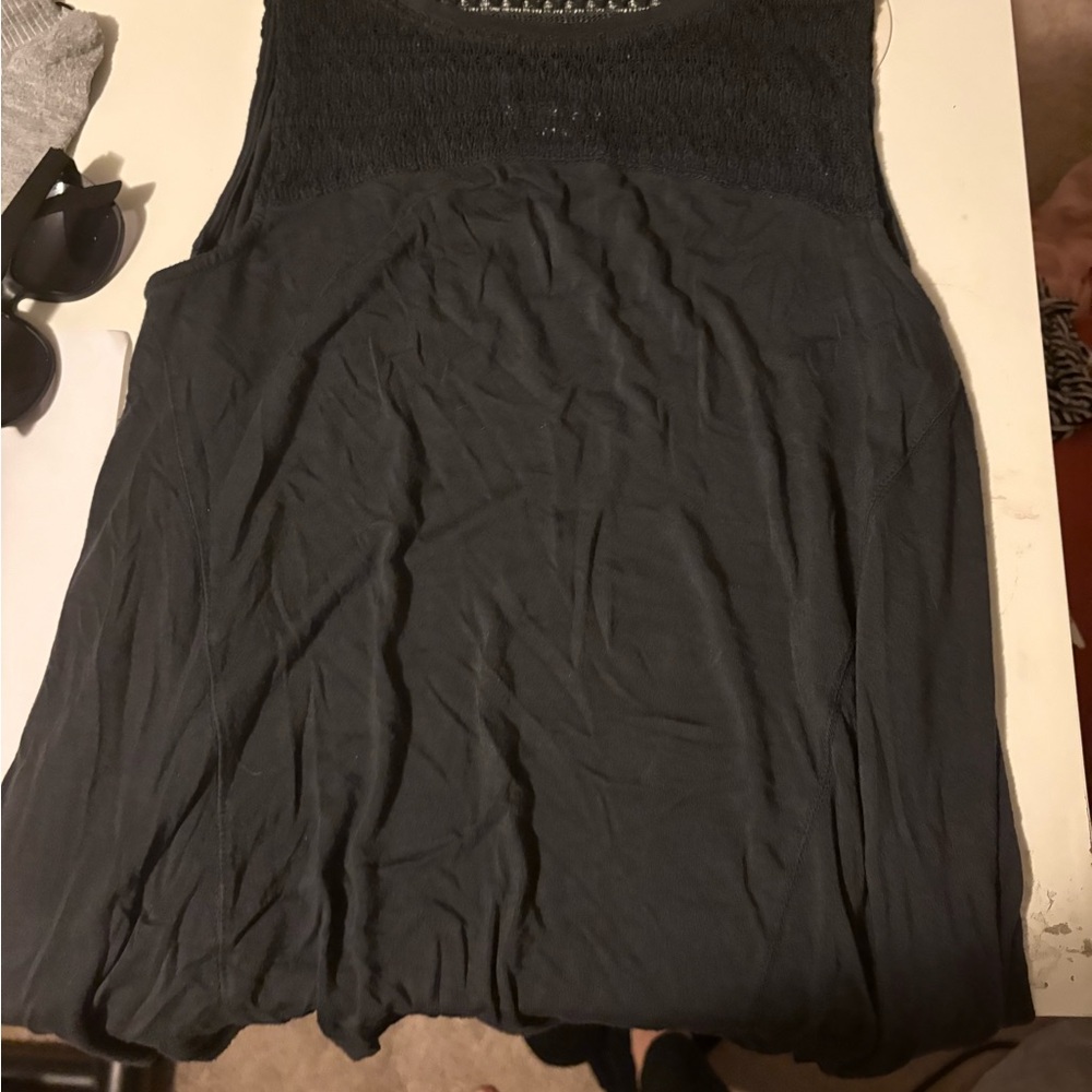 American Eagle Outfitters Charcoal Tank Top
